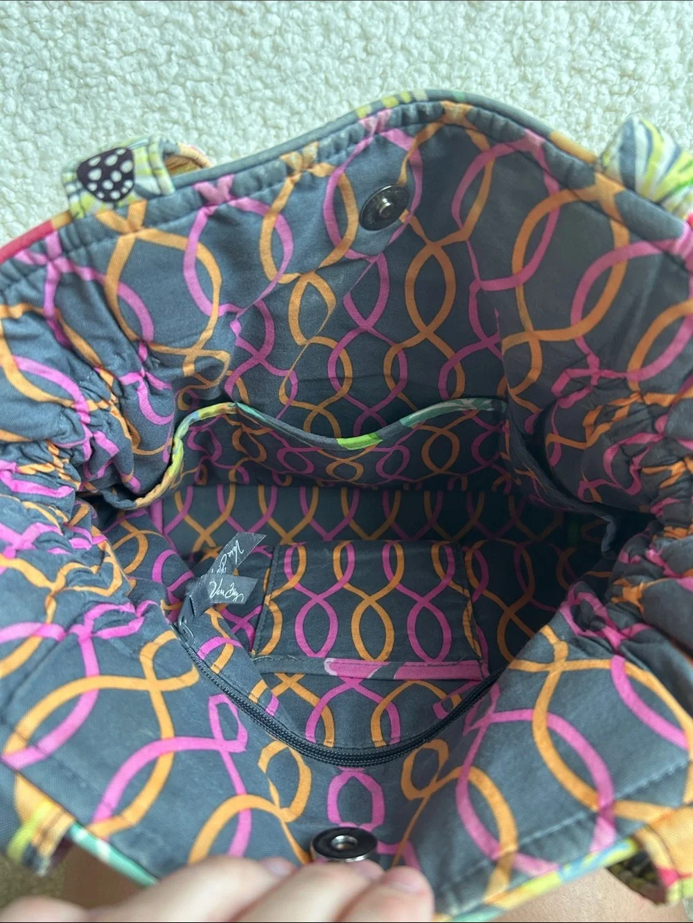 Vera Bradley Quilted Floral Tote